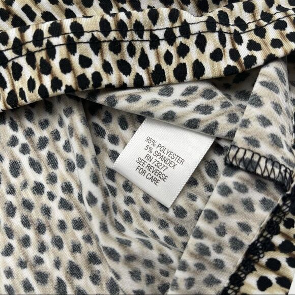 Dana Buchman Animal Print Sleeveless top Sz S - Picture 5 of 10
